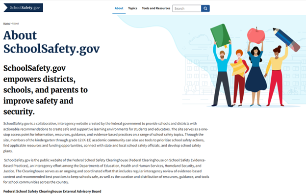 image with School Safety.gov description 