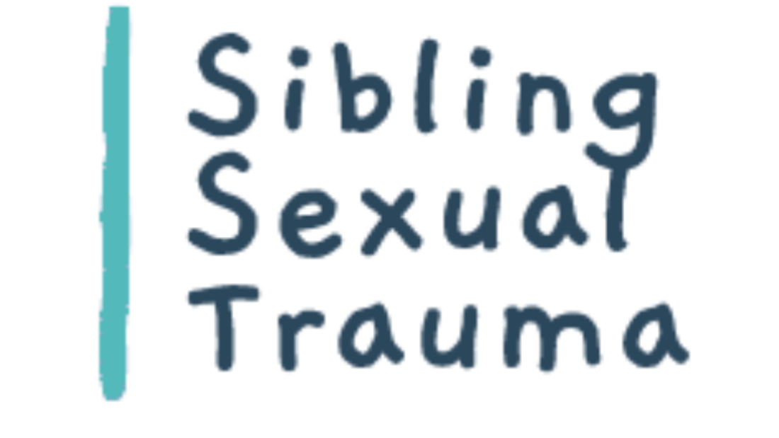 vertical line with sibling sexual trauma text