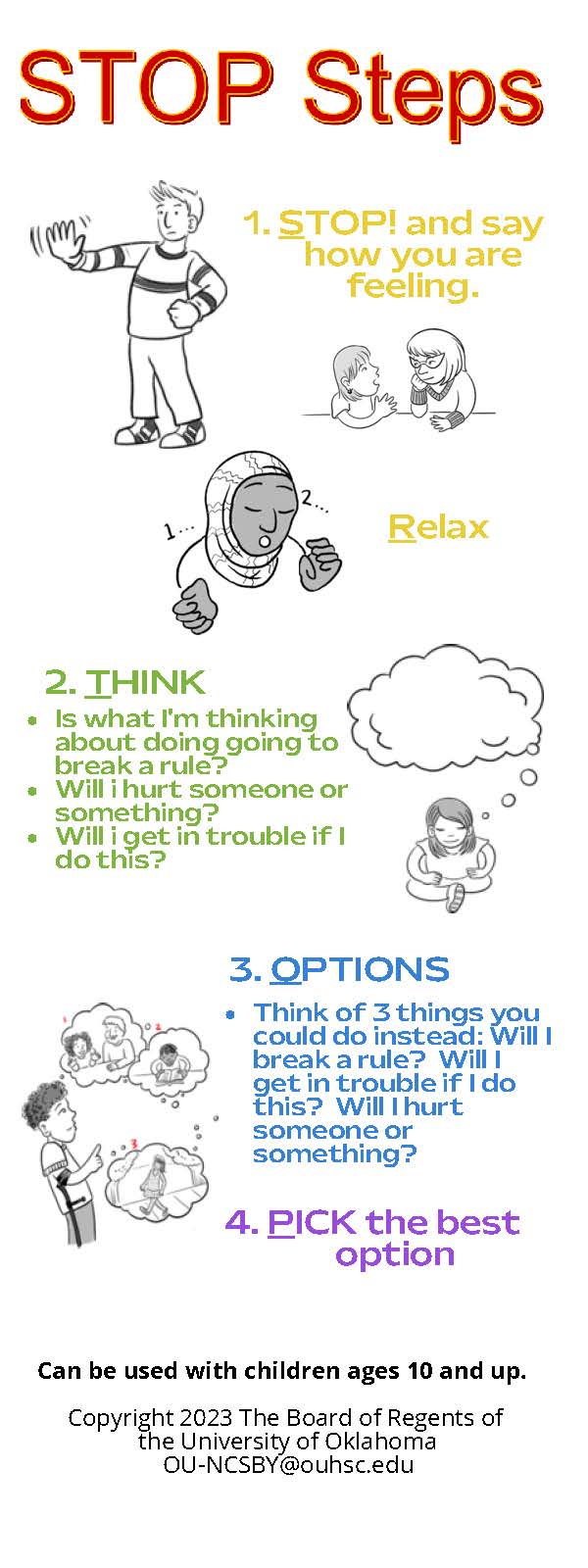 Bookmark - stop steps